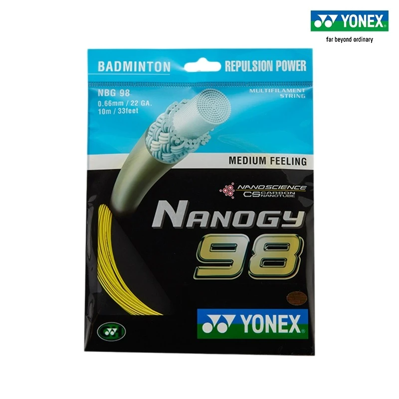YONEX/尤尼克斯NBG98CH高弹好听音效日本羽毛球拍线击球进攻尼龙