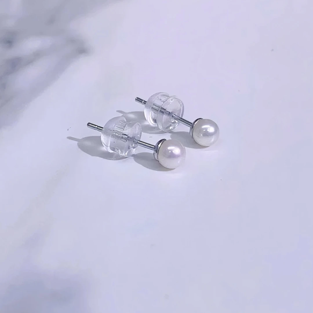 【佳佳专享】淡水珍珠 baby耳钉3-3.5mm