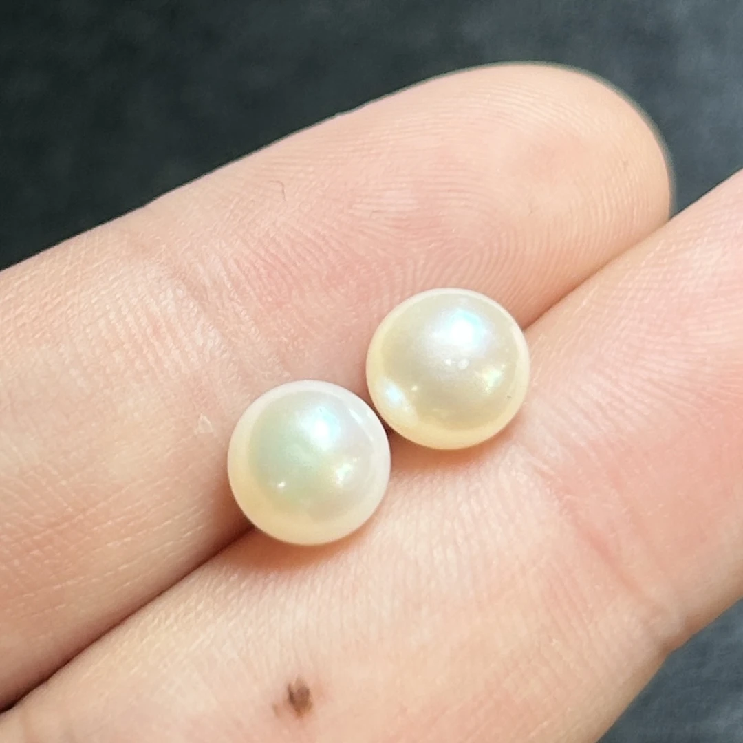 【年货节专属】珍珠耳钉-约6mm 多样性发货 发其一 CAN1440104