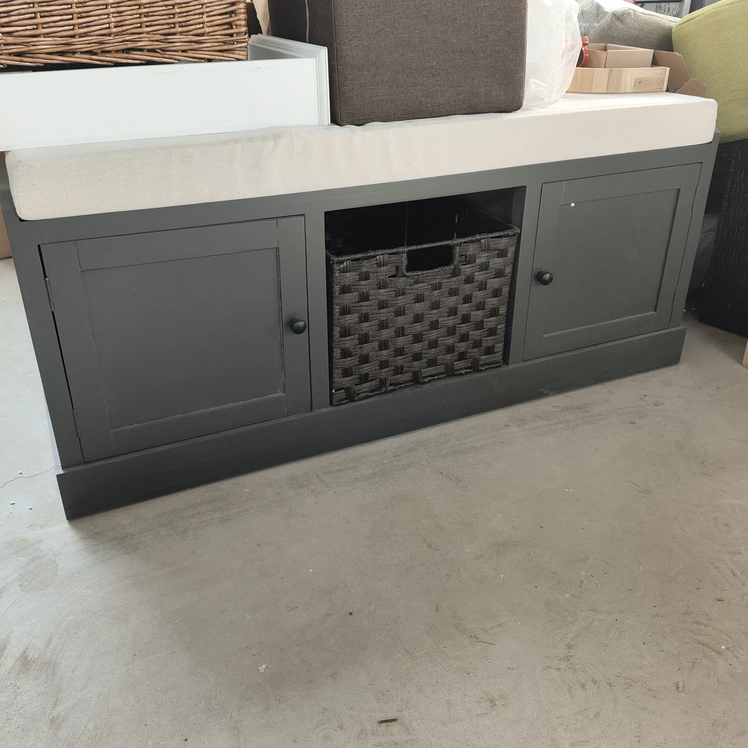 外贸库存2侧开1抽拉大号换鞋凳收纳鞋柜