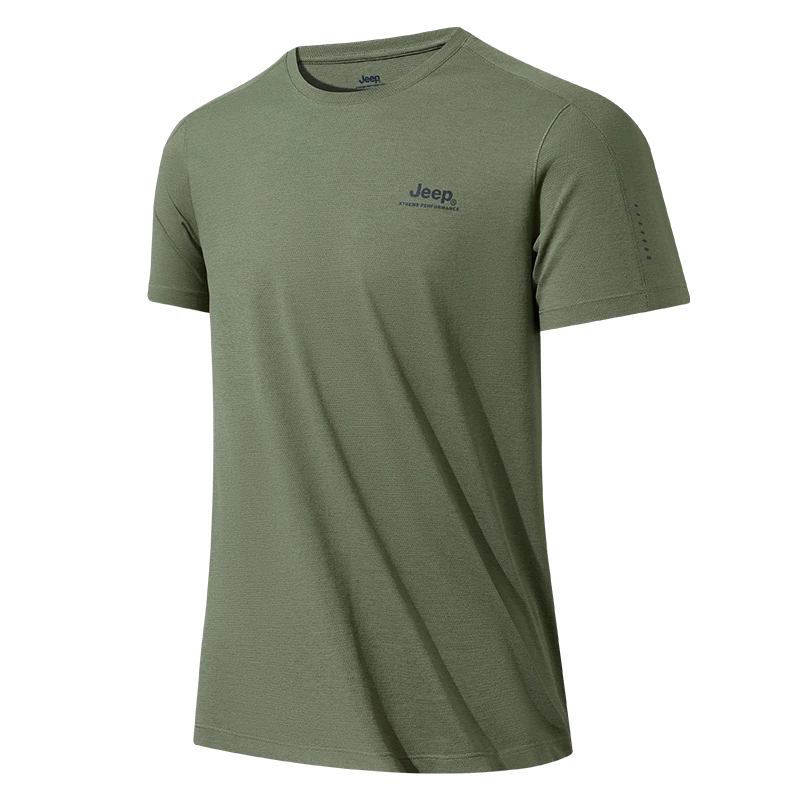 JEEP/吉普JEEP吉普男式短袖T恤衫男士男款舒适时尚休闲半袖春夏