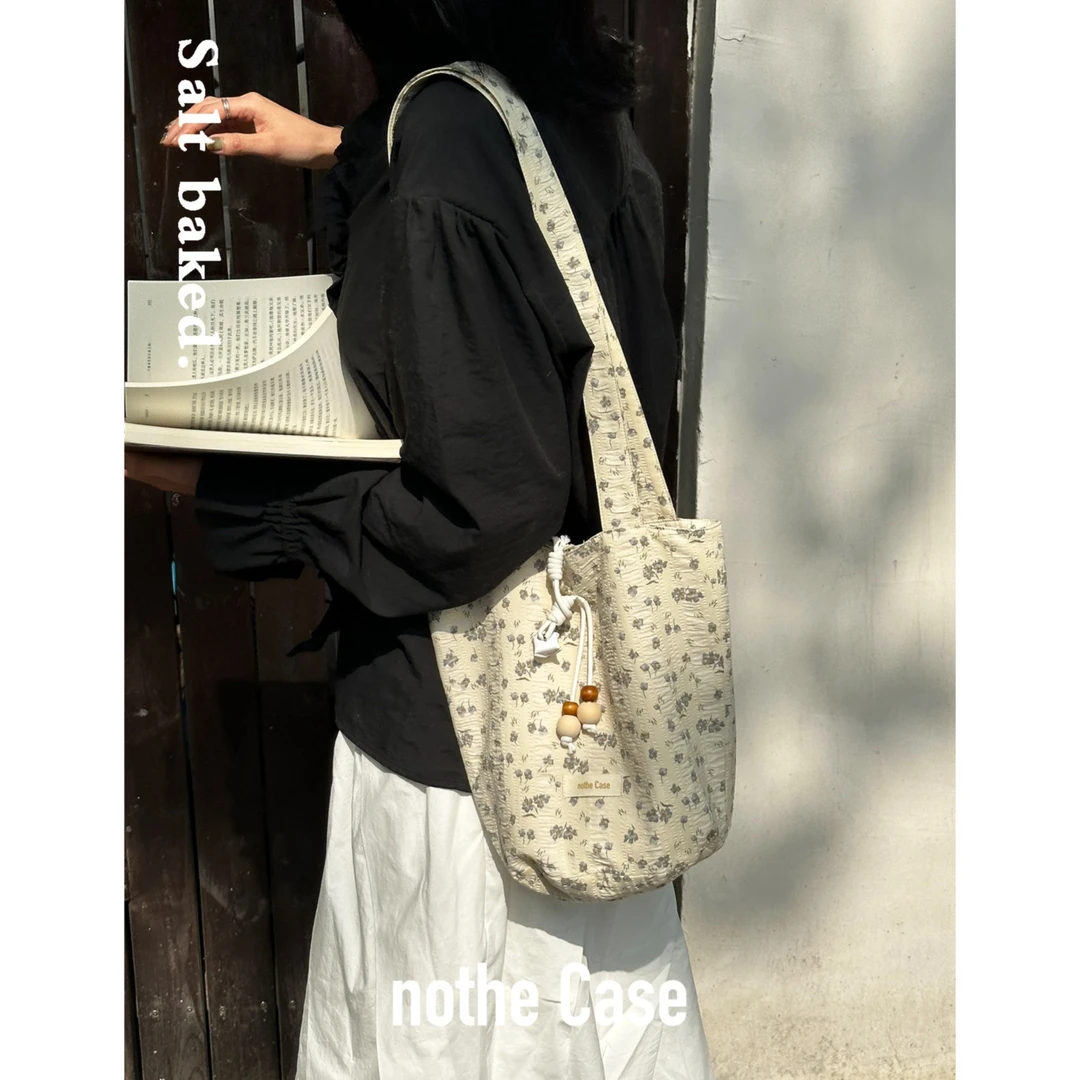 nothe Case「盐焗白果」原创时尚文艺托特包清新百搭大容量单肩布袋