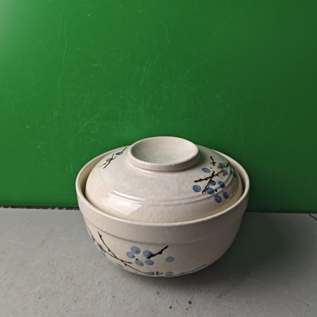 3730 （汤碗口径16，高8，盖口径14）微瑕陶瓷餐具C41