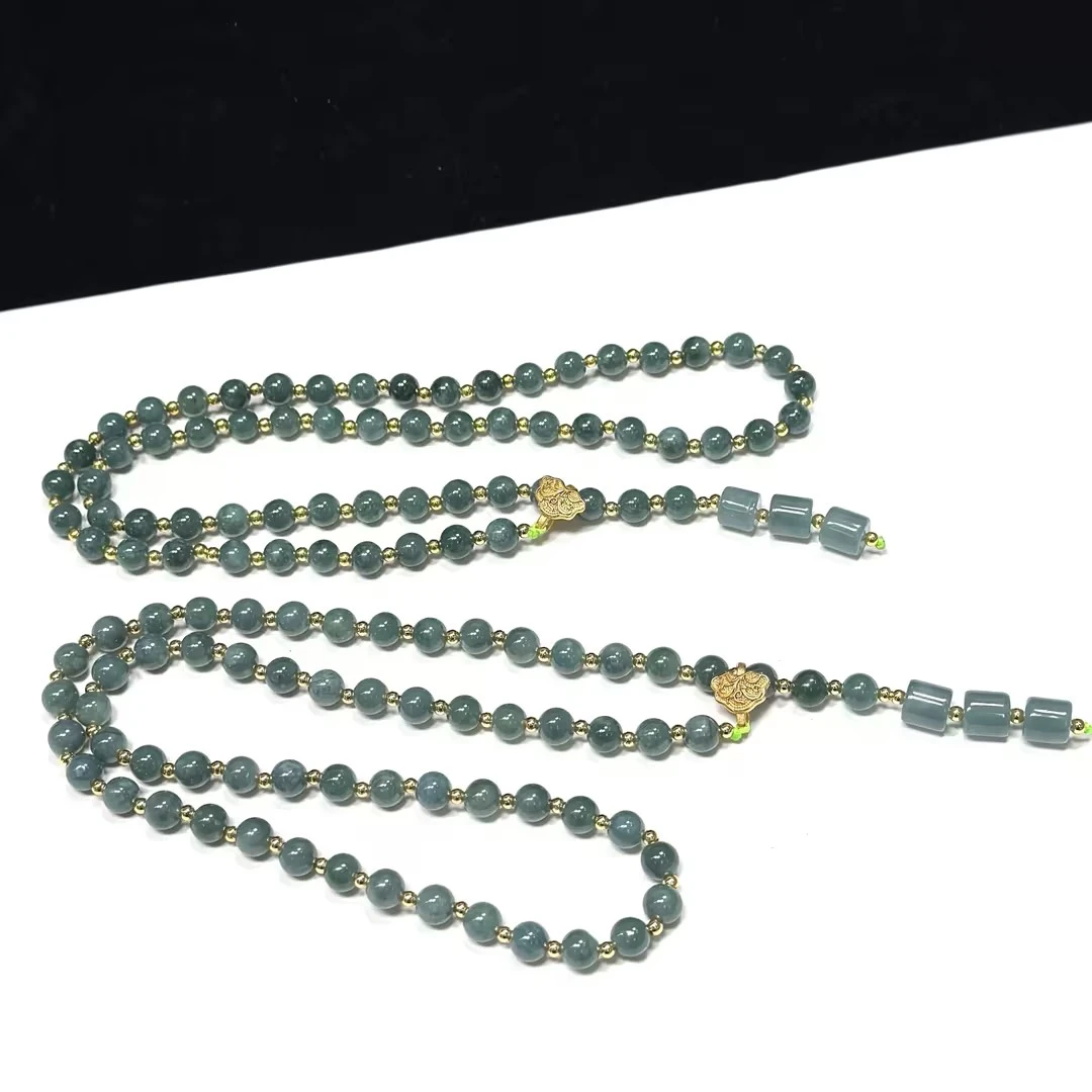 【CH】翡翠DIY毛衣链-约7mm（多样性发其一）