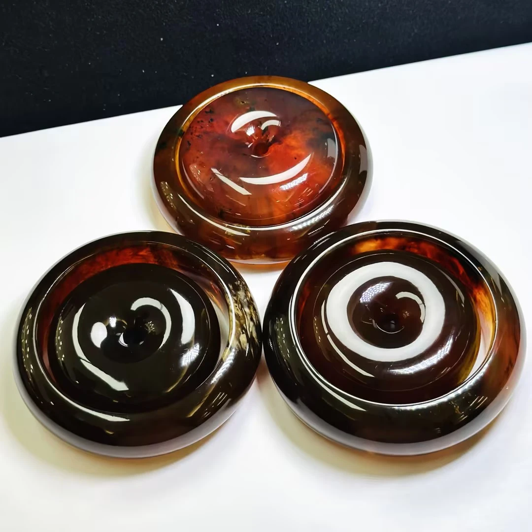 【CH】灵草紫蜜珀宽版手镯（多样性发其一）