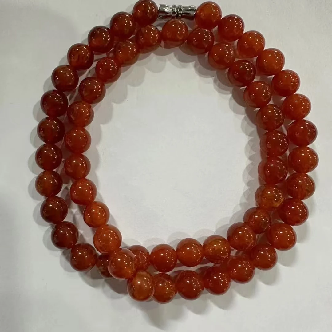 A70 龙鳞凤血麟纹0.8cm多圈玛瑙