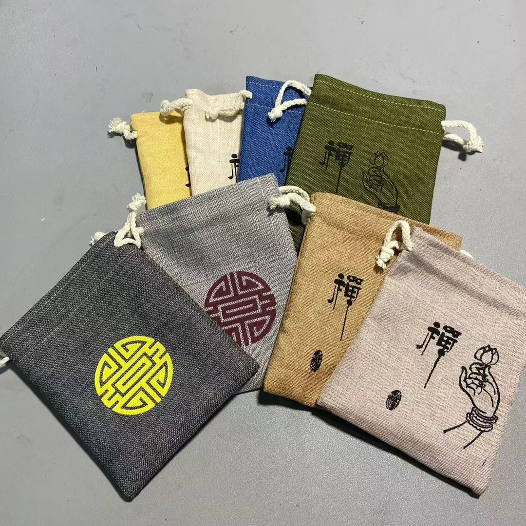 B15文玩盘珠布袋  颜色多样发其一