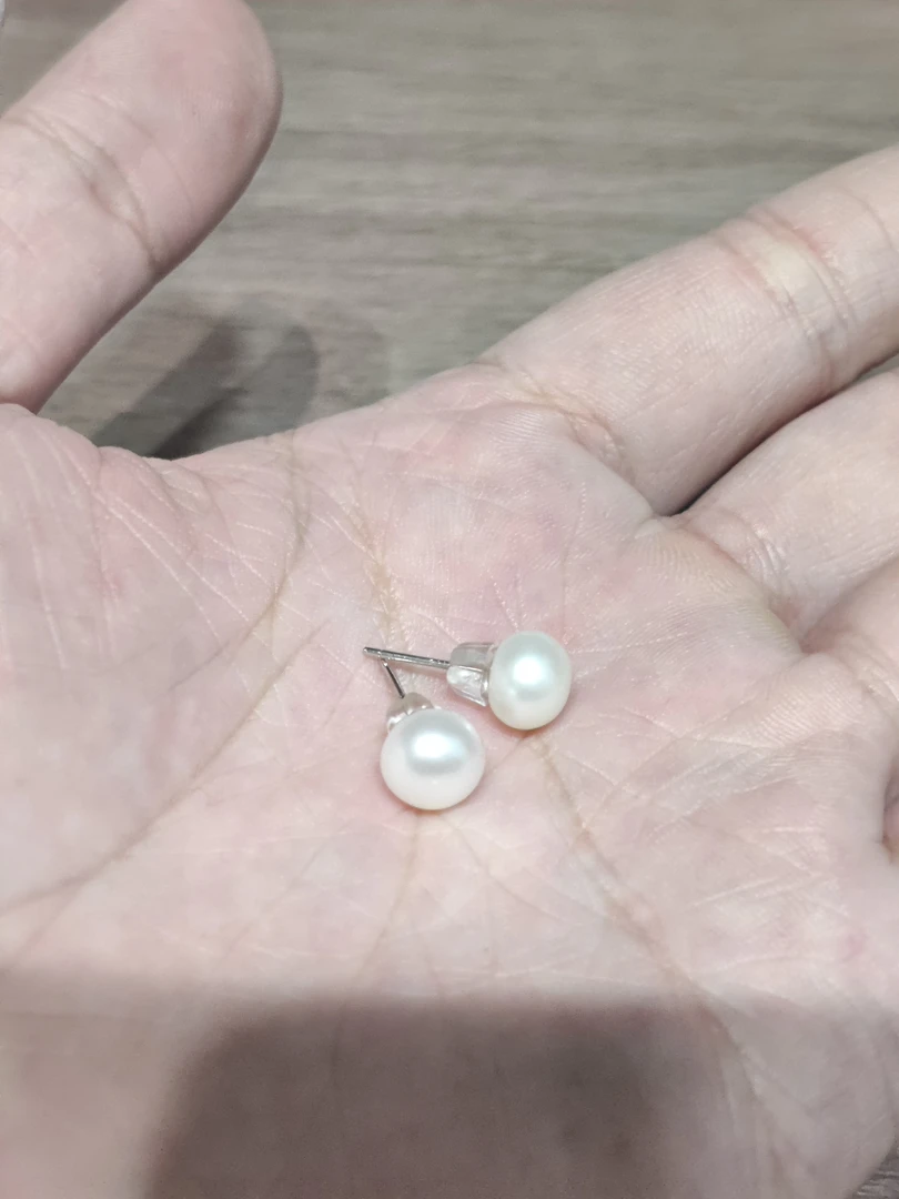 【星光奢华】s925银镶嵌淡水珍珠耳钉