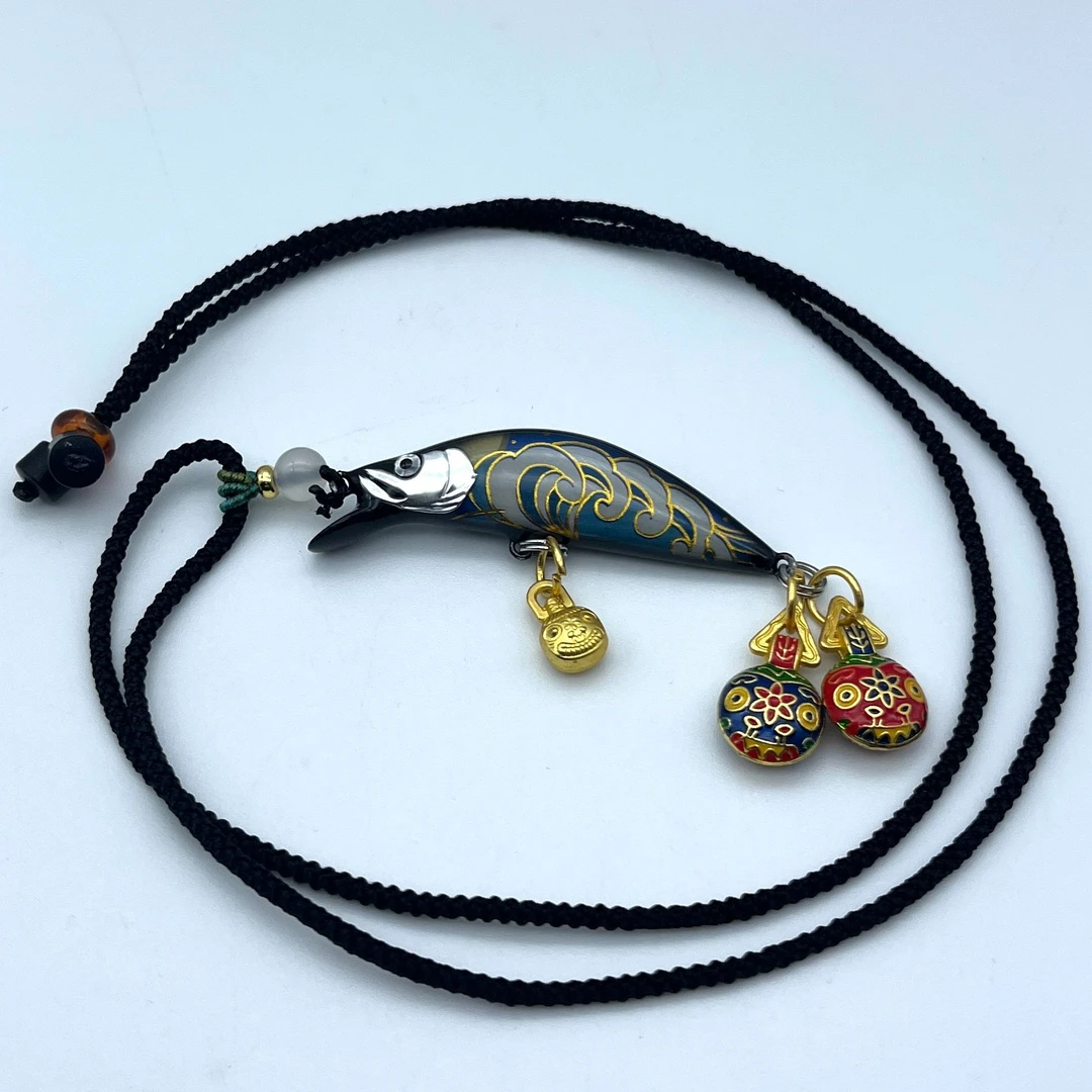 手工涂装路亚饵车内挂件挂饰A01