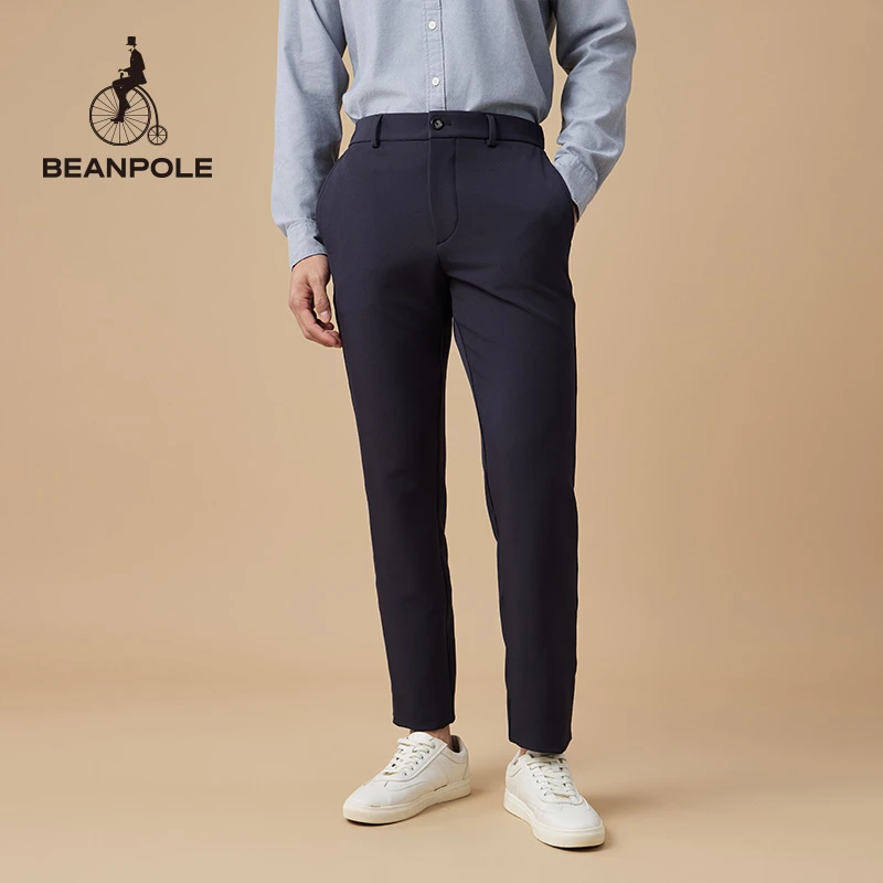 BEANPOLE【修身版型】 24秋冬新款 男士简约弹力SLIM长裤BC4921Z08