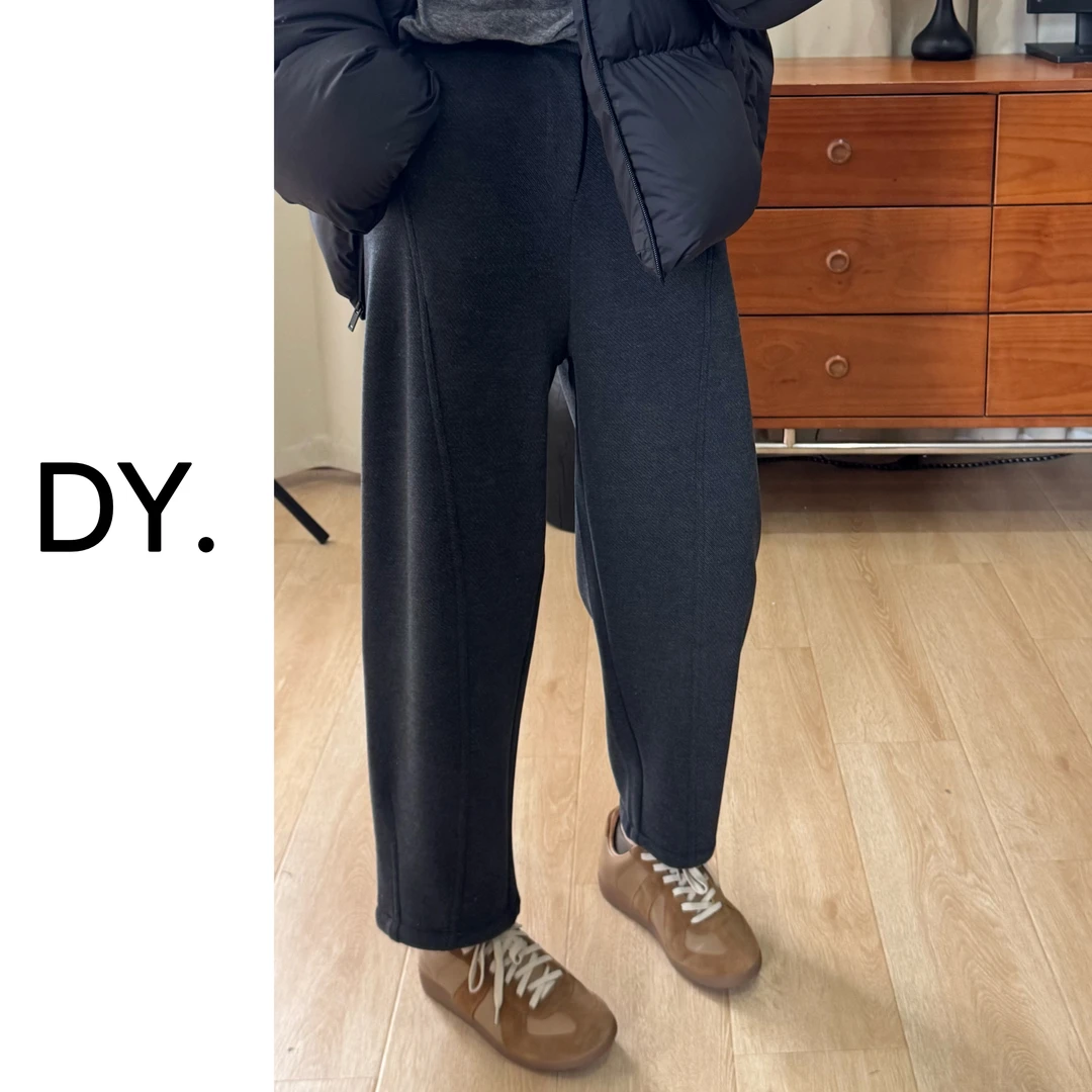 DY【 2.0版加厚镰刀西裤 】 加绒加厚立裁微弧软糯显瘦西装裤