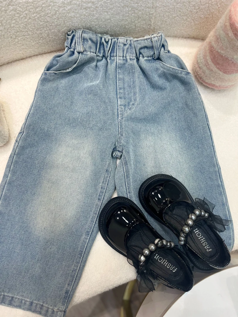 小童牛仔裤裤子童装女童休闲夏季春秋洋气时尚百搭春季夏款