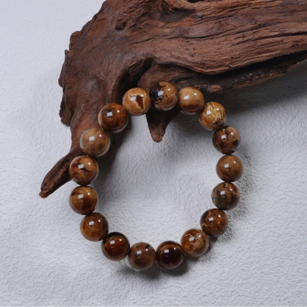 天然缅甸溶洞根珀12m+手串