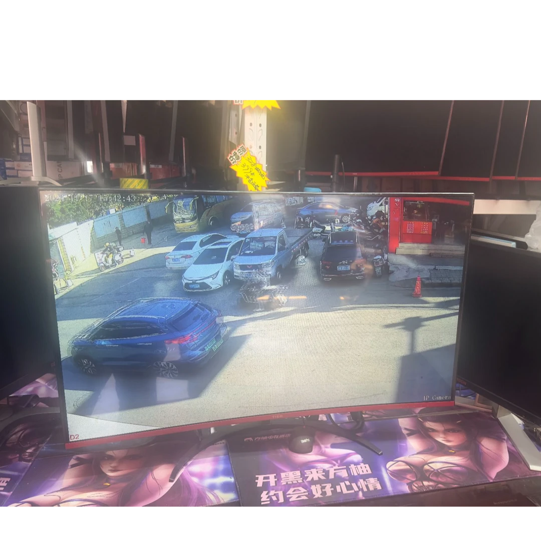 9新  40寸现代高清电竞黑色曲面显示器40寸DP/HDMI/DVI接口