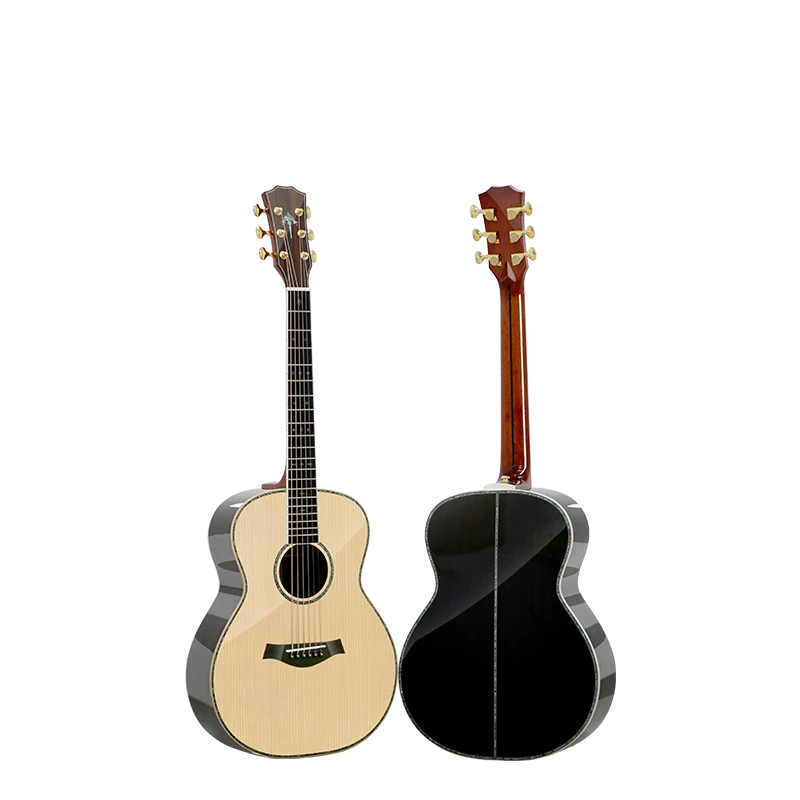 36寸面板云杉侧背玫瑰木实木全单旅行琴