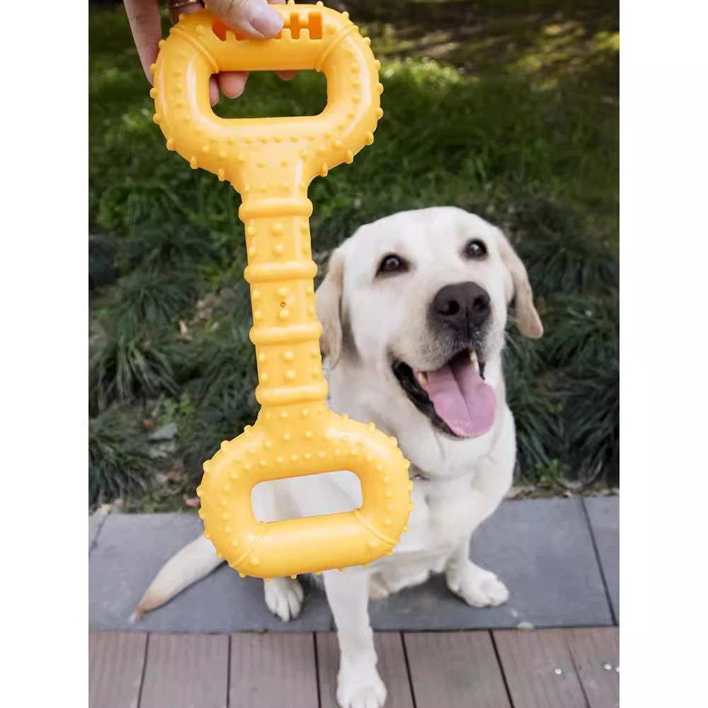 门把手狗狗解闷玩具橡胶玩具宠物玩具绳子拉绳玩具益智安全