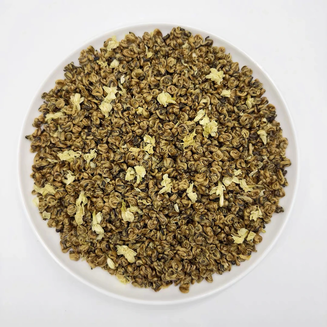 2025茉莉红金螺云南凤庆滇红茶茉莉花红茶