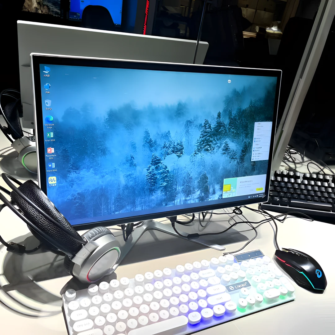 准新品  i3 办公一体机22寸高清屏幕+USB便捷，WiFi/蓝牙智能连接