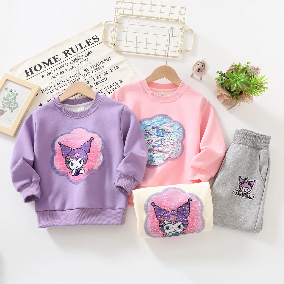 女童秋款卫衣卫裤套装