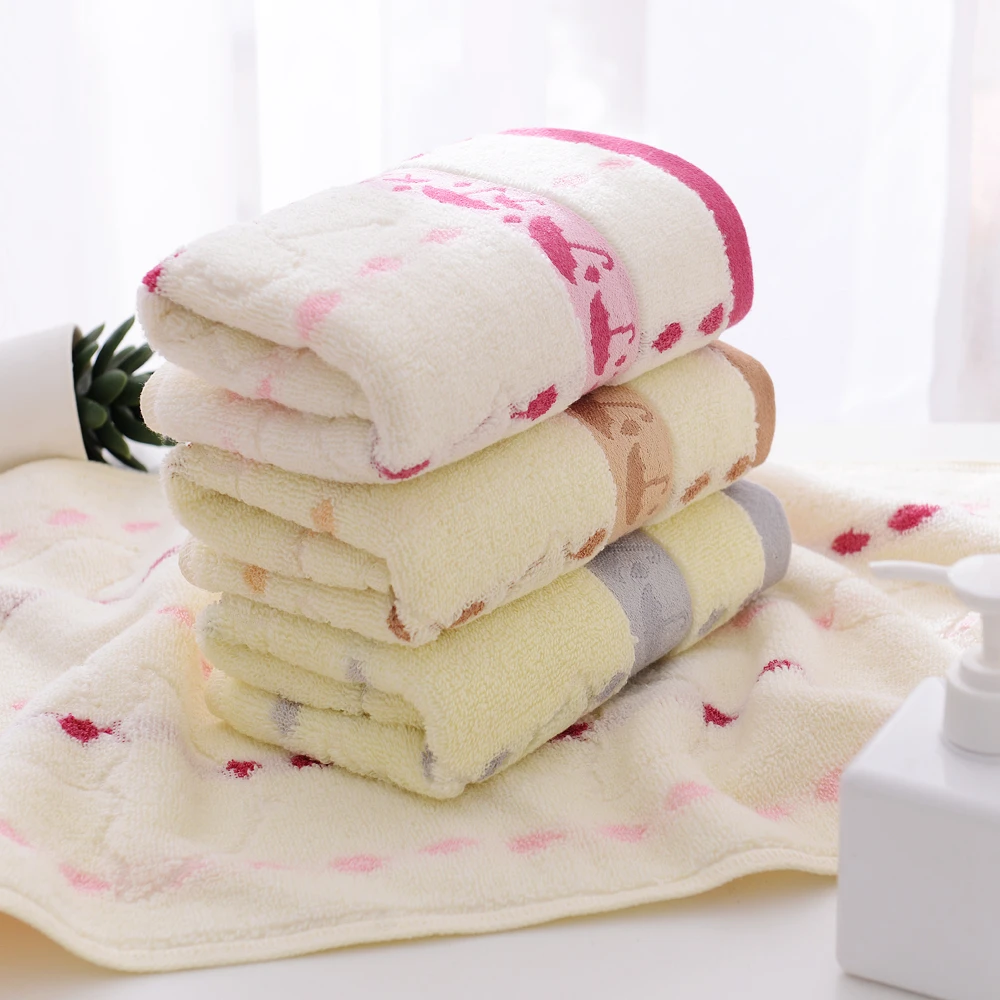 【3条装】毛巾成人面巾家用棉柔吸水日用加厚棉洗脸巾