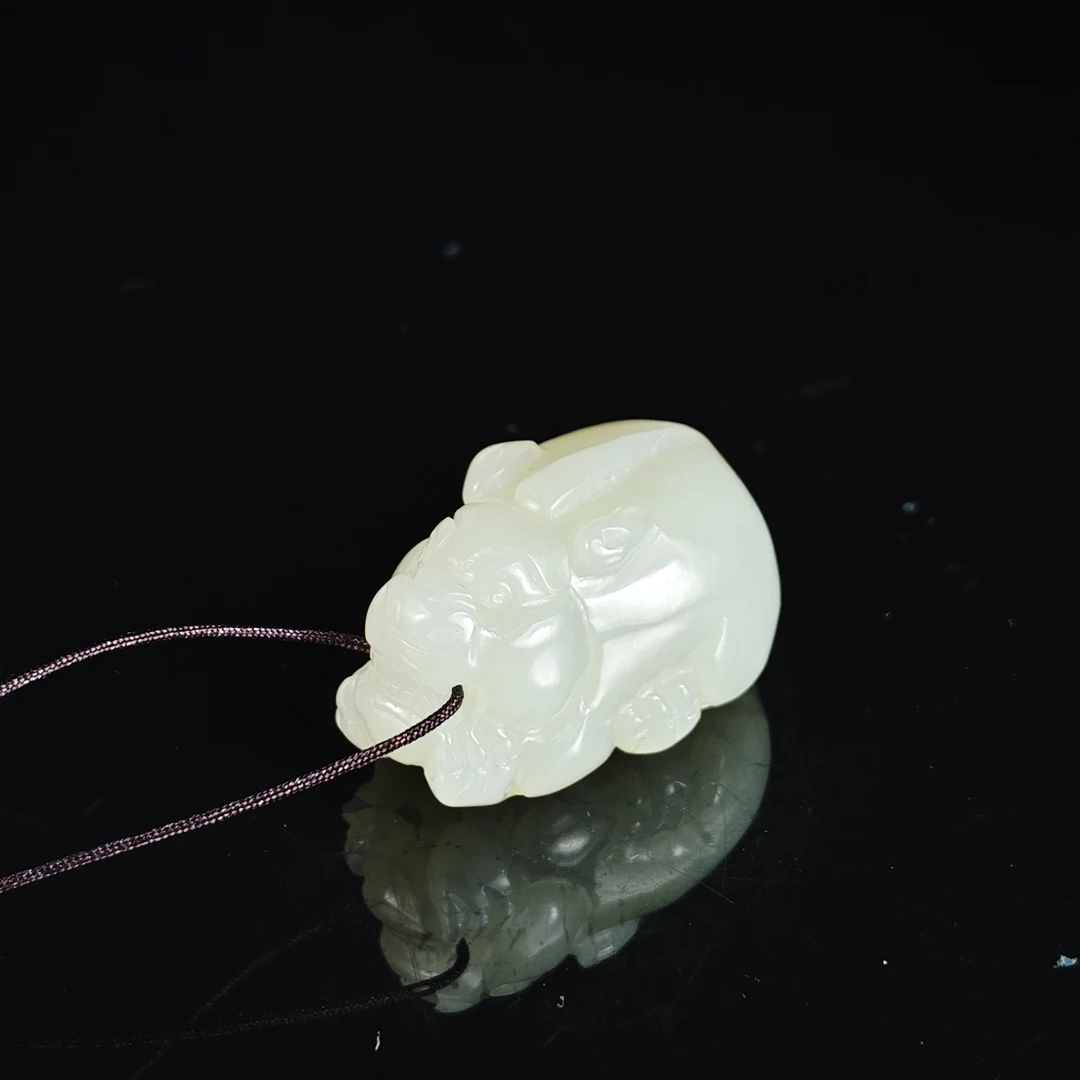 清和田玉獬豸挂件  WY0802011*【国营徐州】