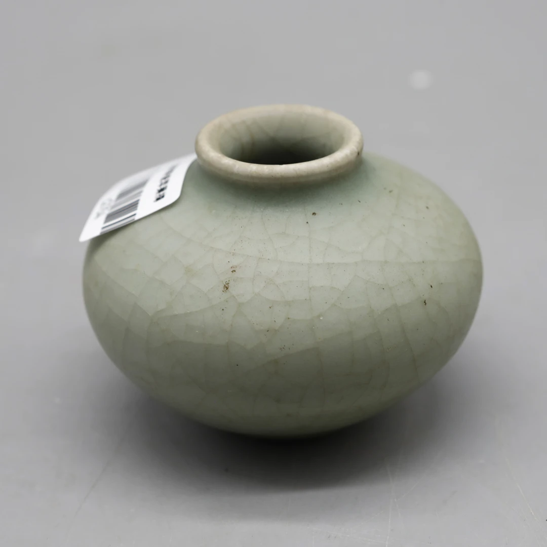 【国营文物商店】c2754/龙泉青瓷苹果樽/明早期