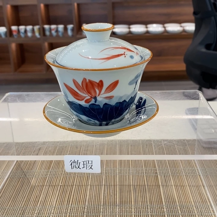 釉下老陶泥手工绘制