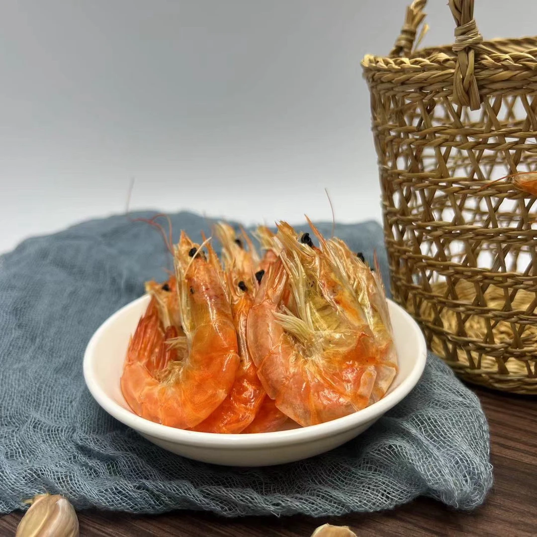 原味虾干，烤虾干，拍一斤赠送2包小包装