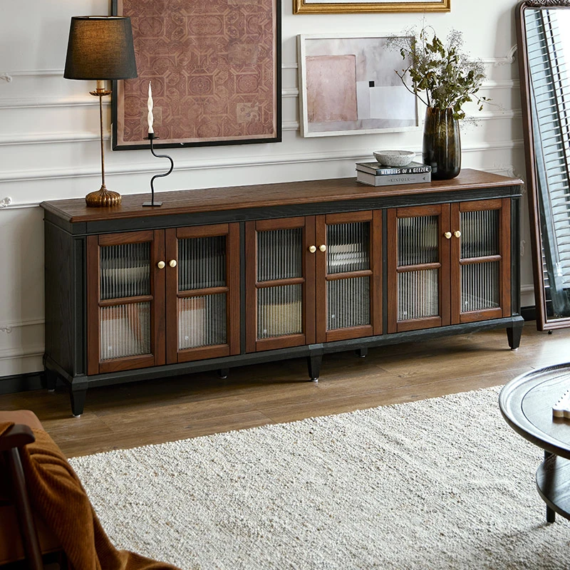 巢趣家居美式法式家具客厅实木电视柜法式电视机柜复古家具