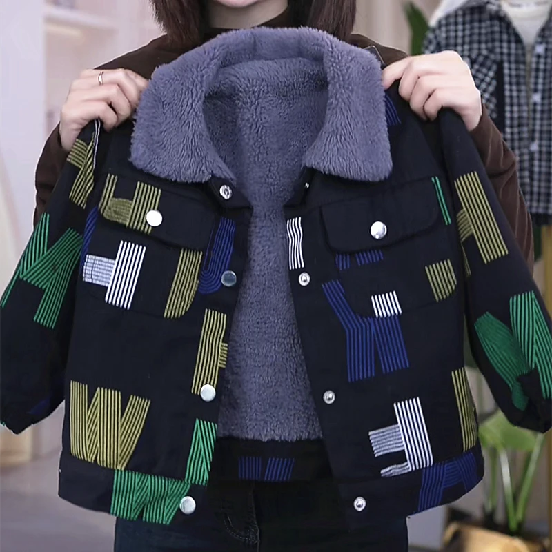 男童加绒牛仔外套韩版儿童洋气加厚夹克上衣小童秋冬装宝宝潮衣服