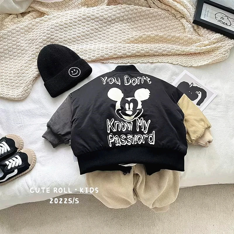 儿童冬装宝宝保暖衣服冬季中小童洋气夹克上衣男童加绒外套童装