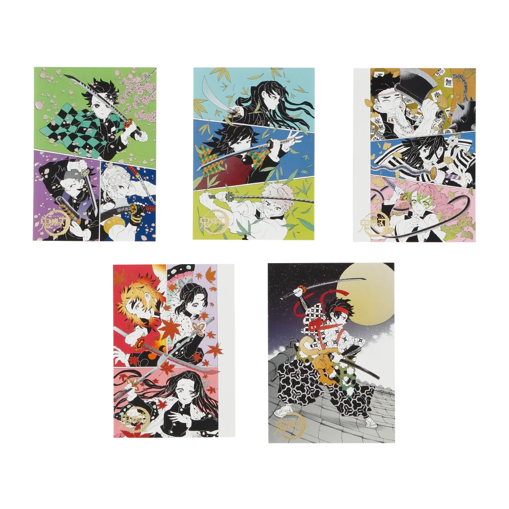 【拆盒】日谷 鬼灭之刃场贩 鬼灭之刃原画展烫金插画卡 盲盒（代拆）