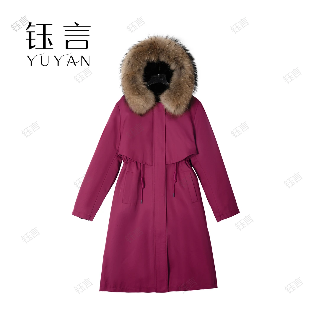 钰言【扶摇】2025兔毛内胆百搭保暖简约保暖气质女士派克服