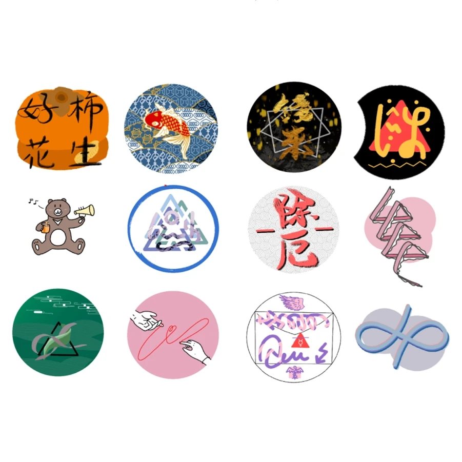 WishRich-多金原创设计百搭6plus暴击贴纸经典复刻-多金暴击贴纸