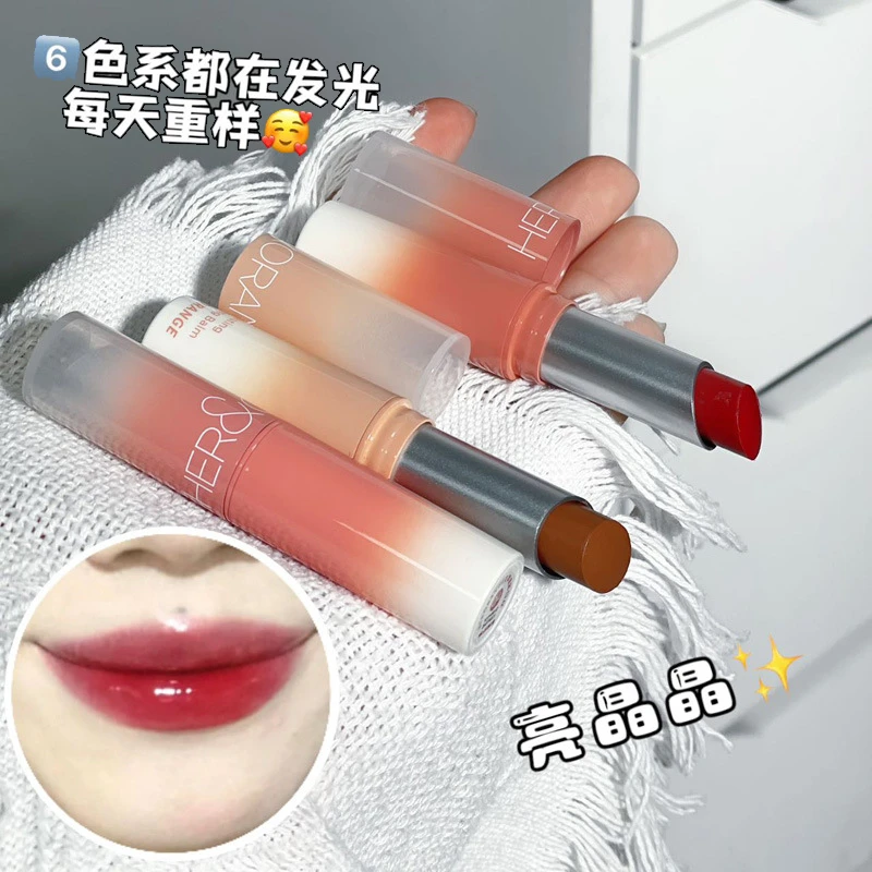 嫩门永存!伪素颜奶茶水光口红丝绒肉桂镜面滋润成膜不沾平价学生!