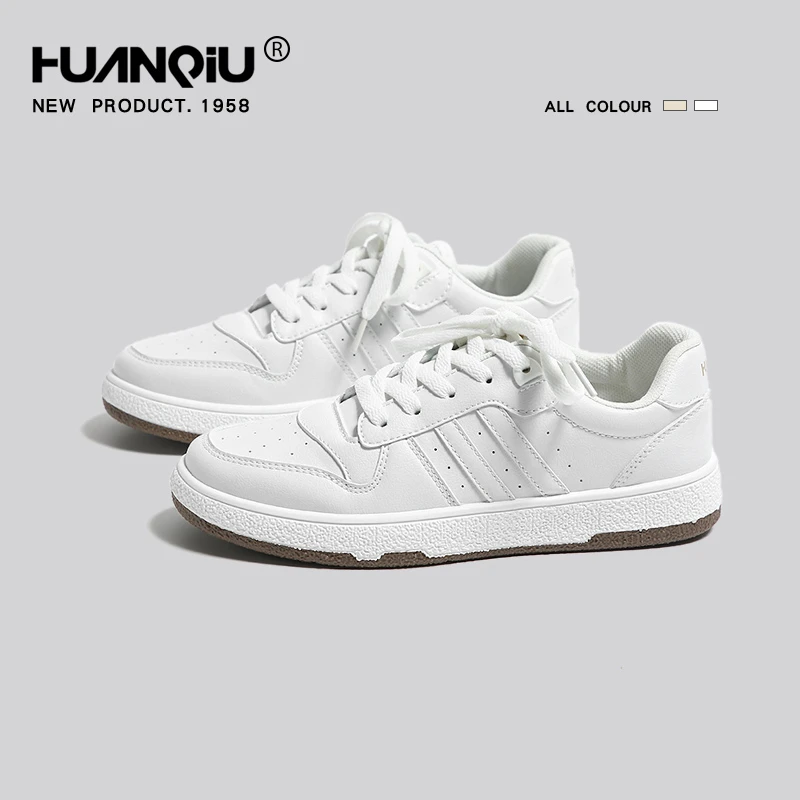 环球爆款小白鞋女春季厚底新款平底百搭休闲鞋子2022运动小众女款