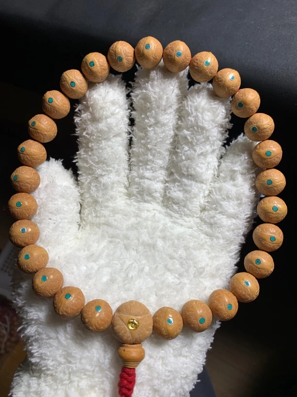 毕业级尼泊尔凤眼菩提，尺寸14➕，27颗手持