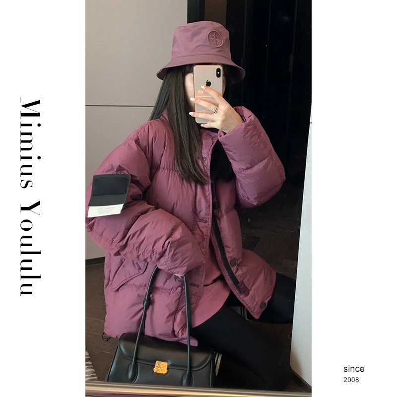 【mimius】七七【北岛的诗】小众设计师款立领保暖鹅绒服 F08199