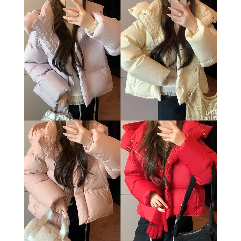 【mimius】&B游鹿鹿 泡芙～连帽短款鹅绒服（帽子可拆） 汉服 F11339