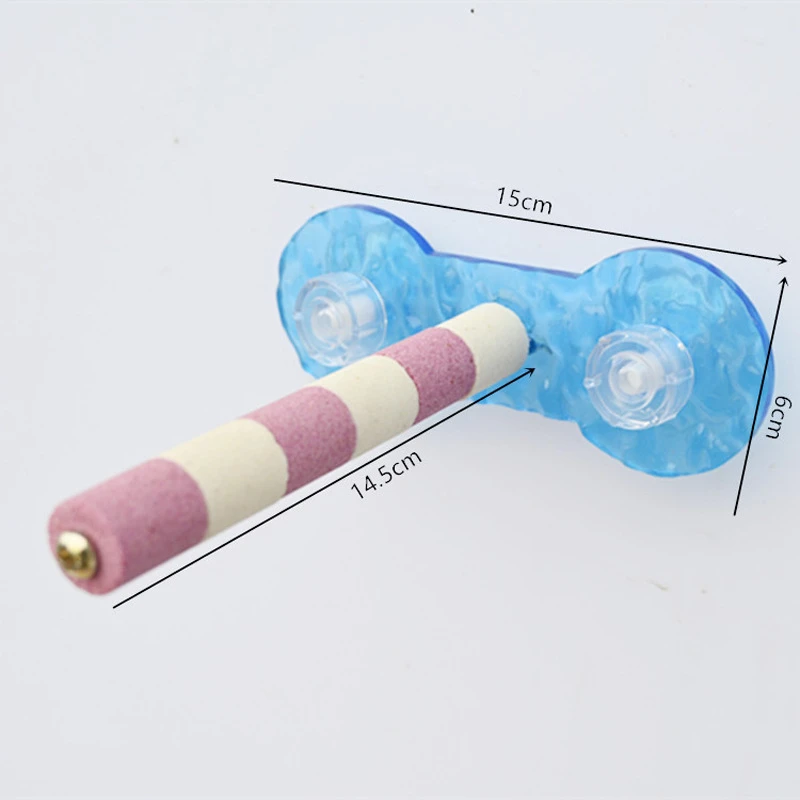 鹦鹉魔爪棒磨砂站杆鸟笼站棍站架不锈钢虎皮玄凤专用磨嘴磨牙用品