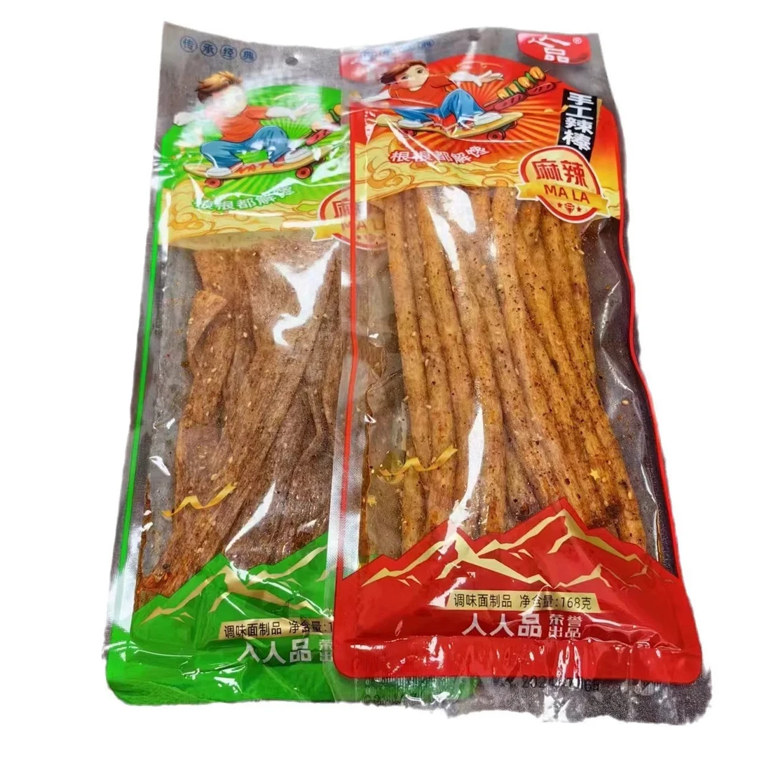 人人品168g/162g手工辣条辣片江湖辣条辣棒