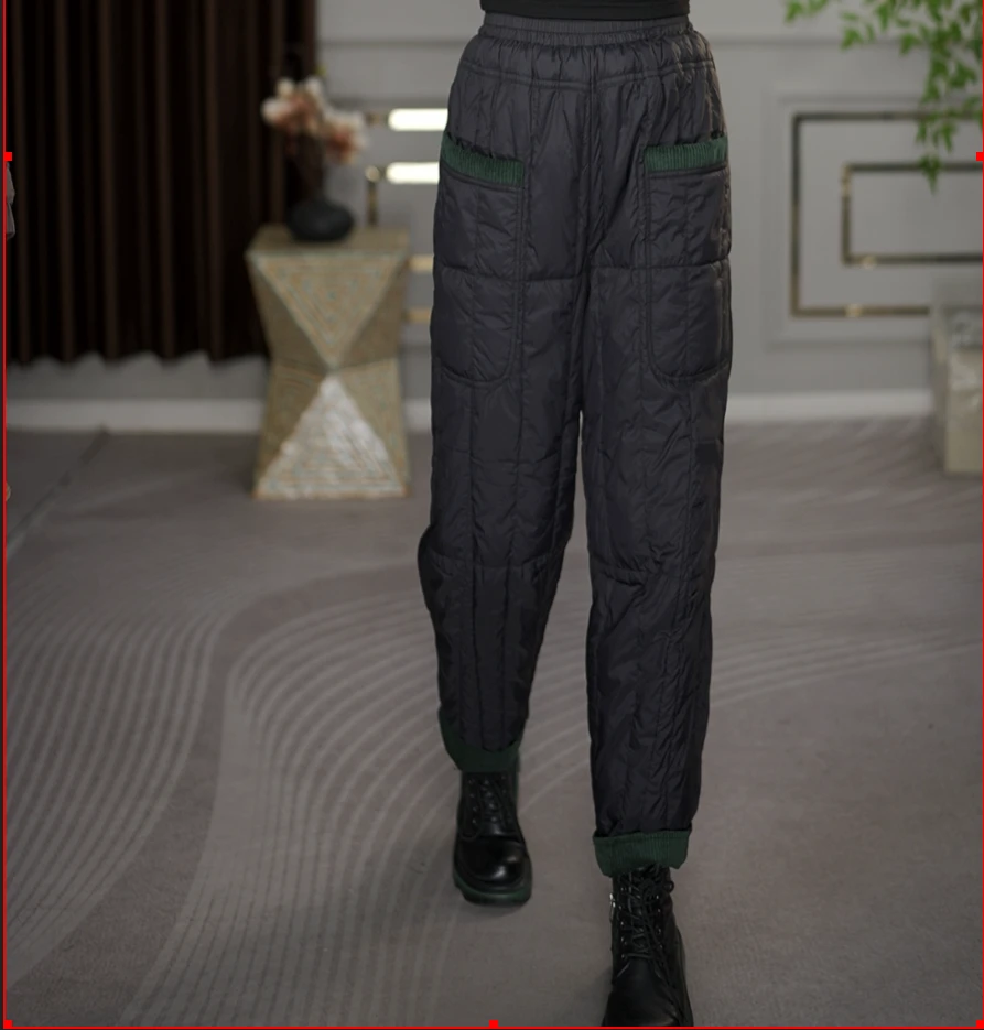 【焱森】新款时尚洋气休闲白鸭绒时尚休闲裤