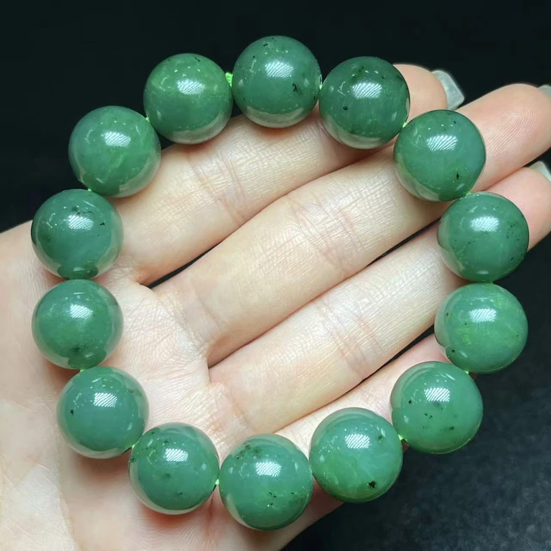 【善玉堂】和田玉圆珠单圈手串HL01H300【尺寸13mm+】多样性发一