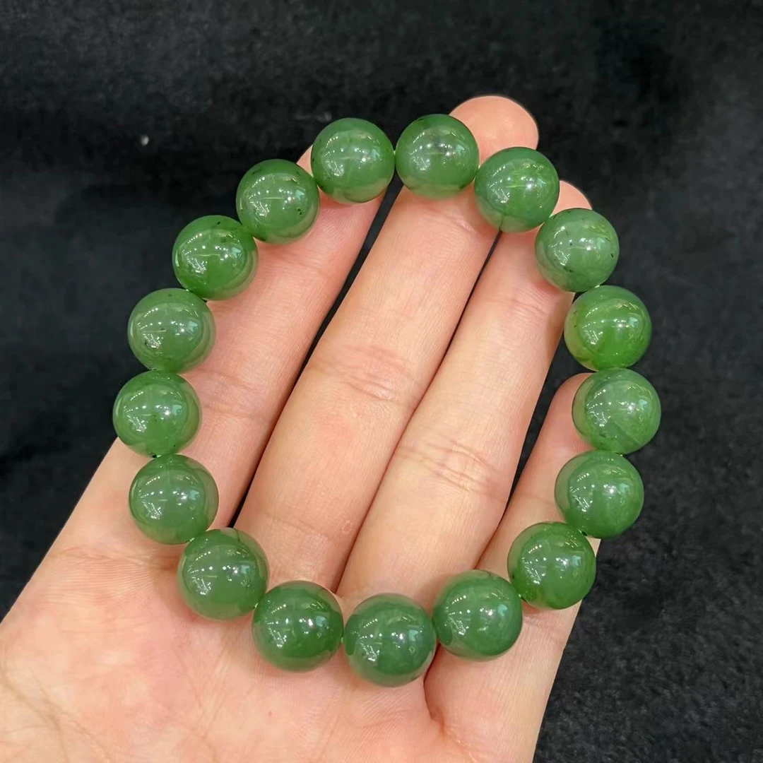 【善玉堂】和田玉单圈手串4-HL01H197【尺寸约11mm+】多样性发一