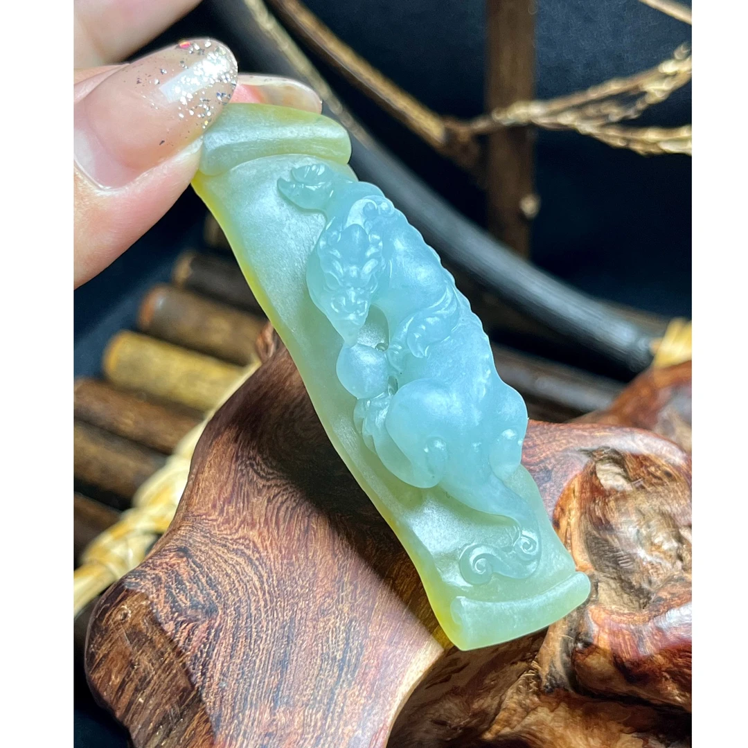 已结缘缅甸翡翠A货赤龙