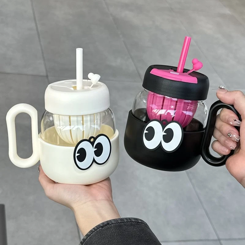 夏季新款茶水分离玻璃杯ins高颜值水杯好物爆款家用大容量杯子