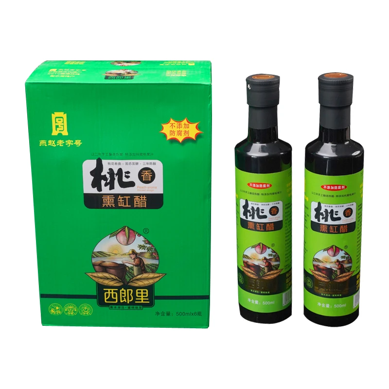 衡水特产桃香熏缸醋  500ml/6瓶/箱