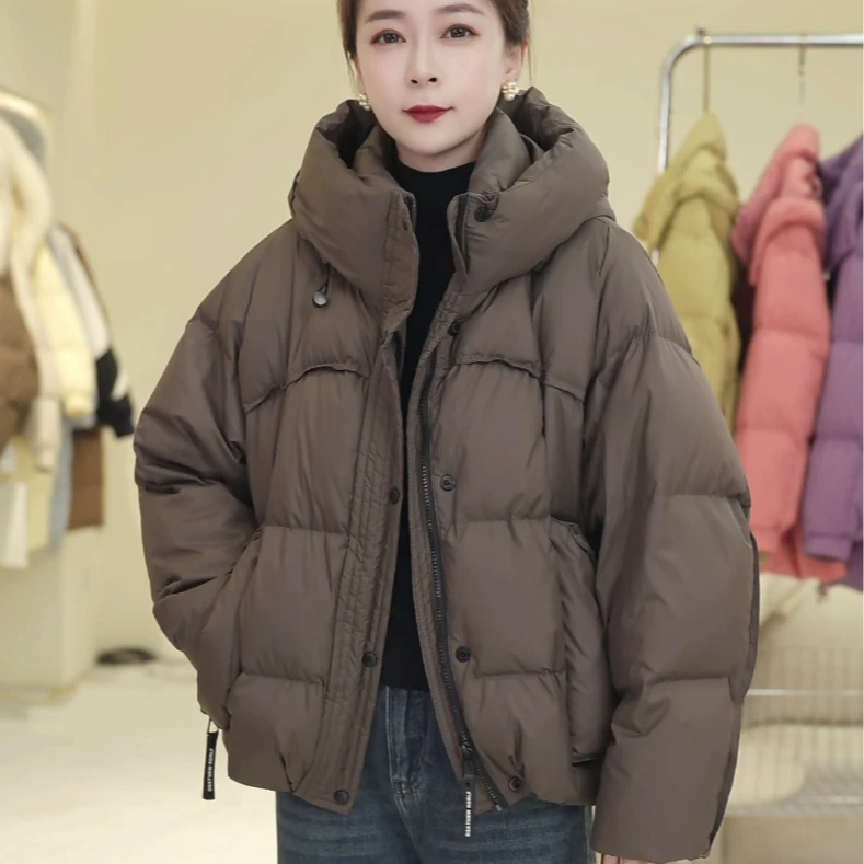 【云雾栀子青】石墨烯升级方块泡芙短款休闲时尚百搭保暖冬季爆款