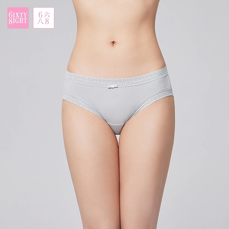 6IXTY8IGHT 68内裤女秋简约包臀纯棉裆低腰三角裤PT13543