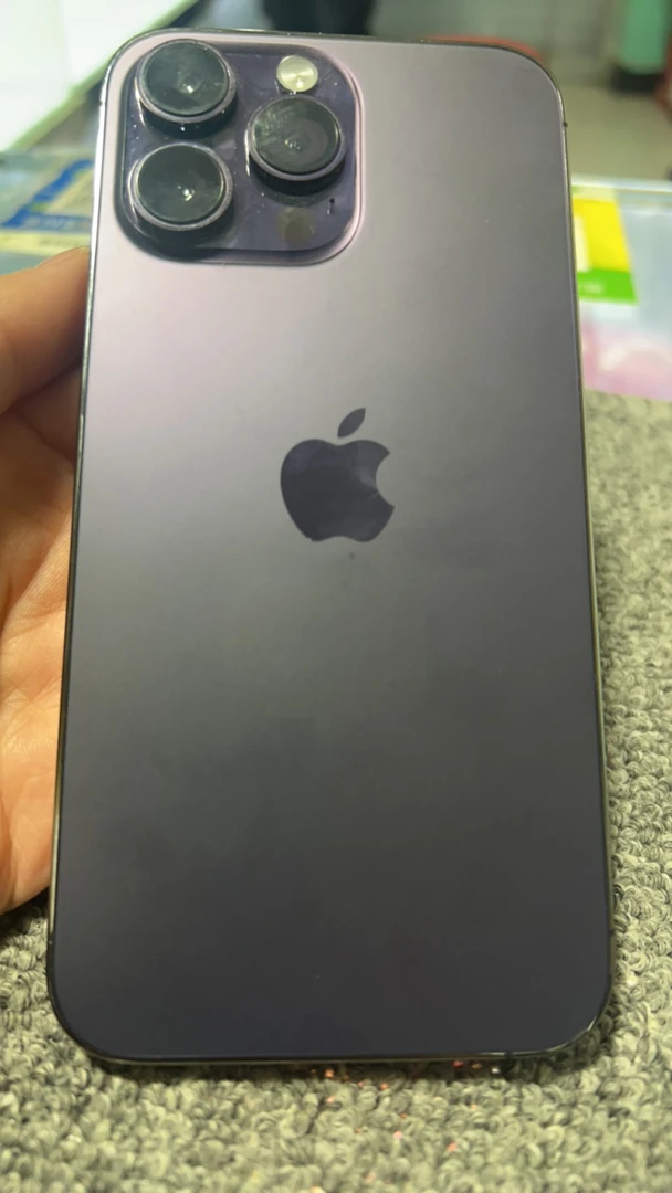 9新 Apple/苹果 苹果14promax紫色256g内存